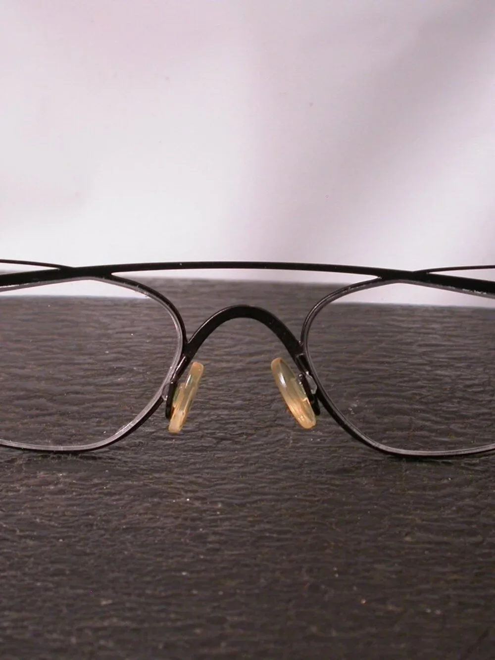 Theo Soba Dark Purple Black Modern Art Eyeglasses Spectacles  Made in Belgium